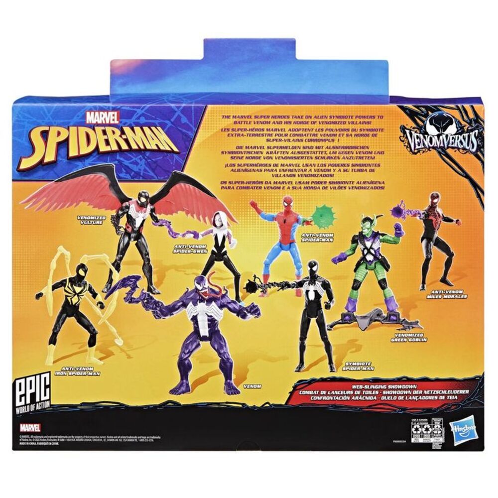 Spider-Man - Marvel Spider-Man Venom vs Epic World of Action We Black - Picture 4 of 4